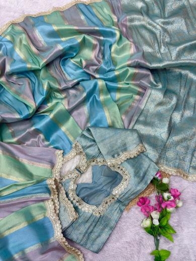 Dazira Pure Banarasi Multi Tissue Silk vol 1 catalog surat saree wholesale online