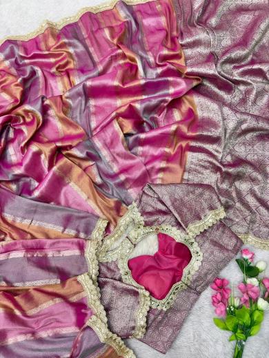 Dazira Pure Banarasi Multi Tissue Silk vol 1 catalog surat saree wholesale online