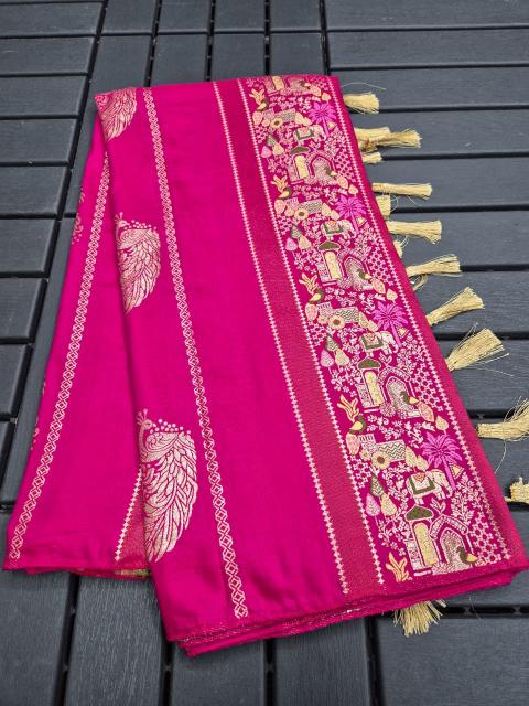 Dazira Pure Soft Russian Silk vol 4 catalog wholesale saree market in kolkata online