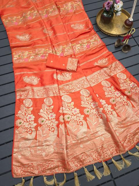 Dazira Pure Soft Russian Silk vol 4 catalog wholesale saree market in kolkata online