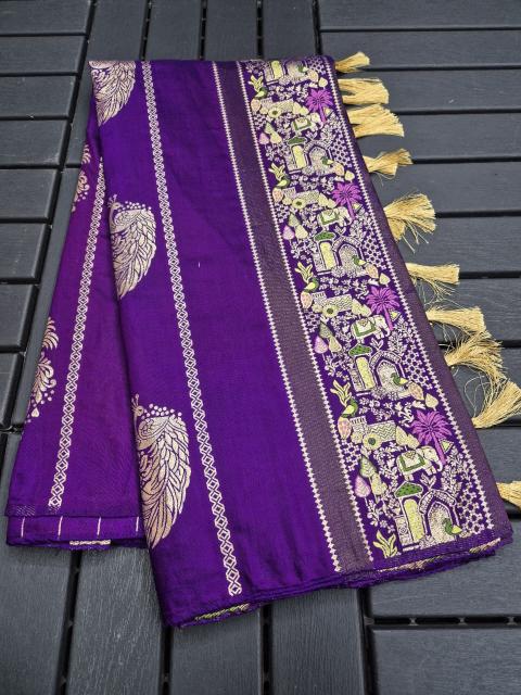 Dazira Pure Soft Russian Silk vol 4 catalog wholesale saree market in kolkata online