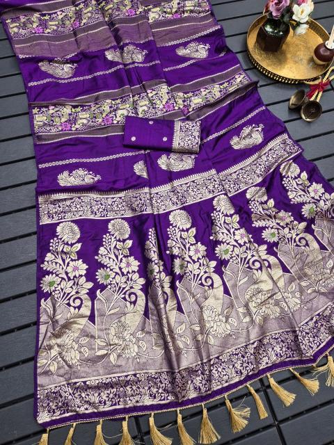 Dazira Pure Soft Russian Silk vol 4 catalog wholesale saree market in kolkata online