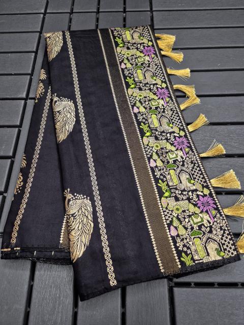 Dazira Pure Soft Russian Silk vol 4 catalog wholesale saree market in kolkata online
