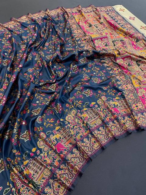 Dazira SF 827 vol 2 catalog pure Rajwadi Pashmina silk saree wholesale market