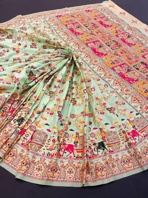 Dazira SF 827 vol 2 catalog pure Rajwadi Pashmina silk saree wholesale market