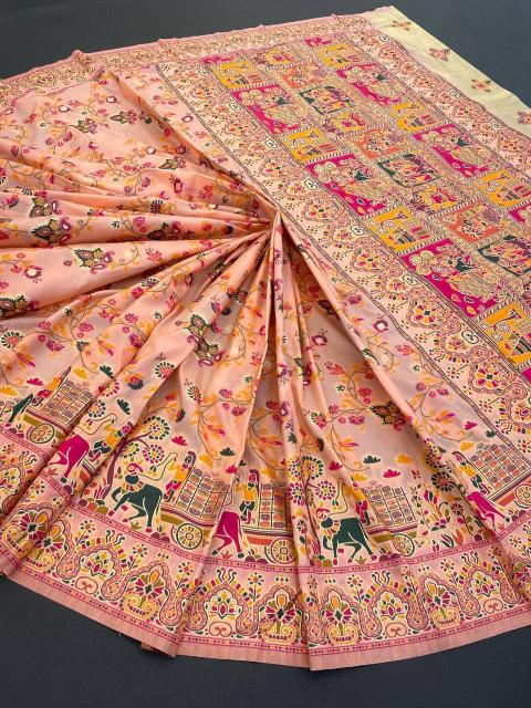 Dazira SF 827 vol 2 catalog pure Rajwadi Pashmina silk saree wholesale market