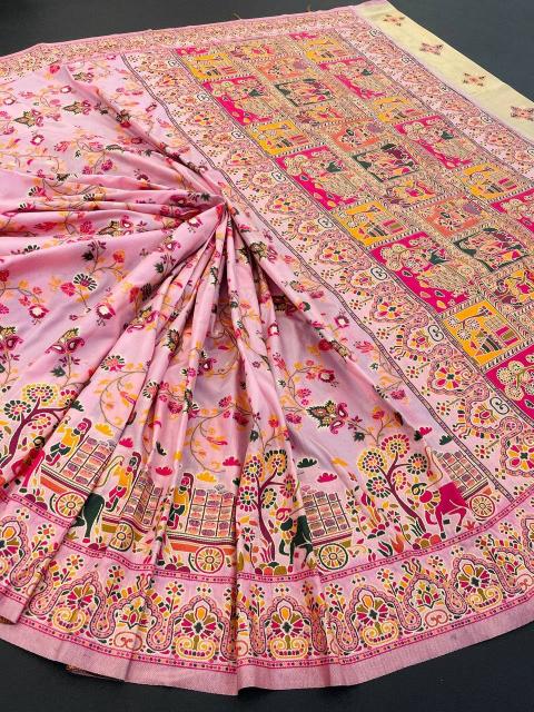 Dazira SF 827 vol 2 catalog pure Rajwadi Pashmina silk saree wholesale market