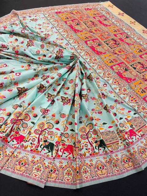 Dazira SF 827 vol 2 catalog pure Rajwadi Pashmina silk saree wholesale market