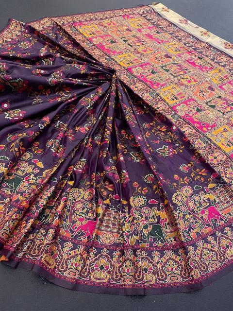 Dazira SF 827 vol 2 catalog pure Rajwadi Pashmina silk saree wholesale market