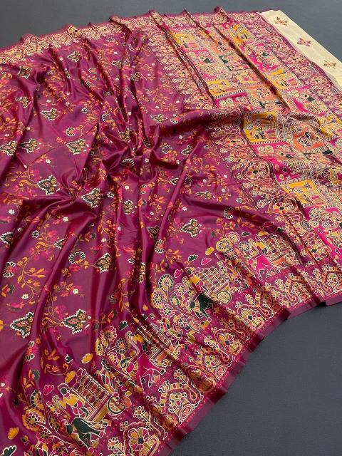 Dazira SF 827 vol 2 catalog pure Rajwadi Pashmina silk saree wholesale market