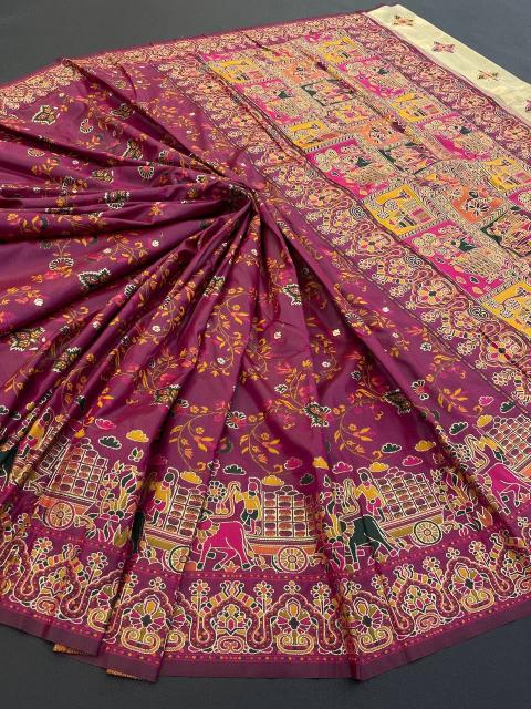 Dazira SF 827 vol 2 catalog pure Rajwadi Pashmina silk saree wholesale market