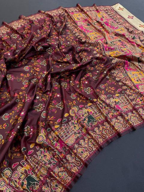 Dazira SF 827 vol 2 catalog pure Rajwadi Pashmina silk saree wholesale market