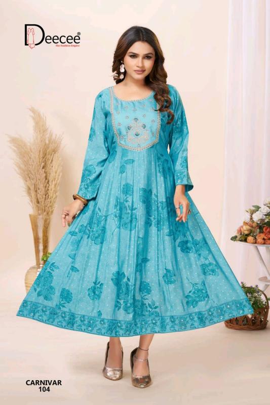 Deecee Carnivar catalog anahi kurtis wholesale