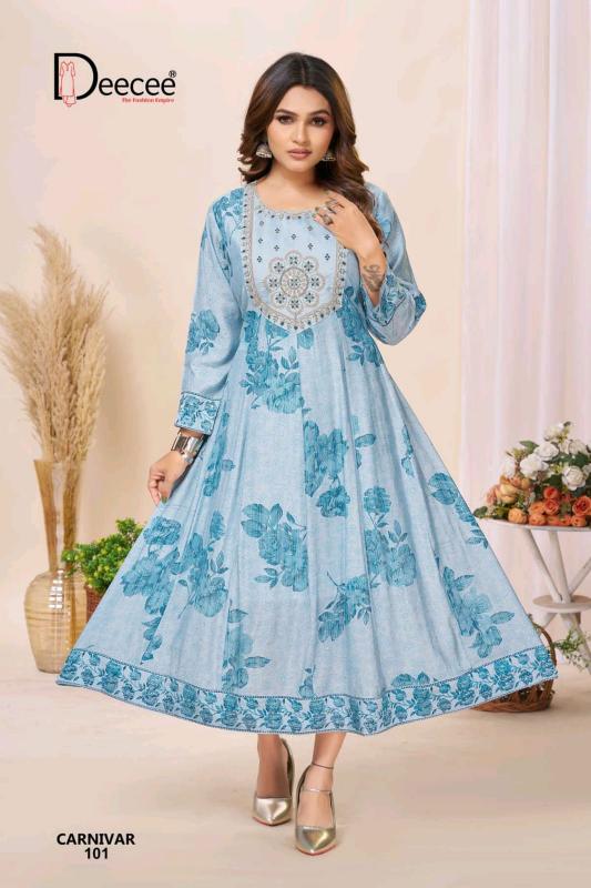 Deecee Carnivar catalog anahi kurtis wholesale