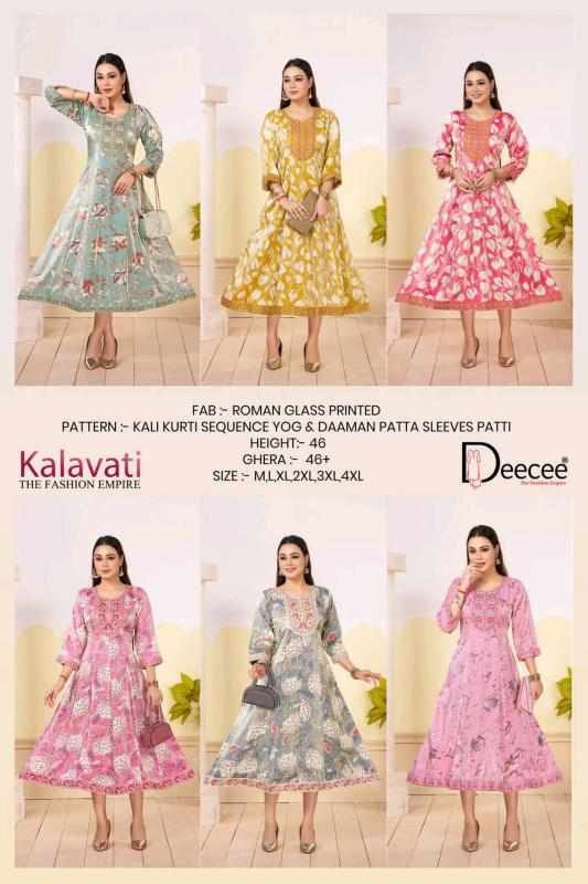 Deecee Kalavati catalog brand kurtis wholesale