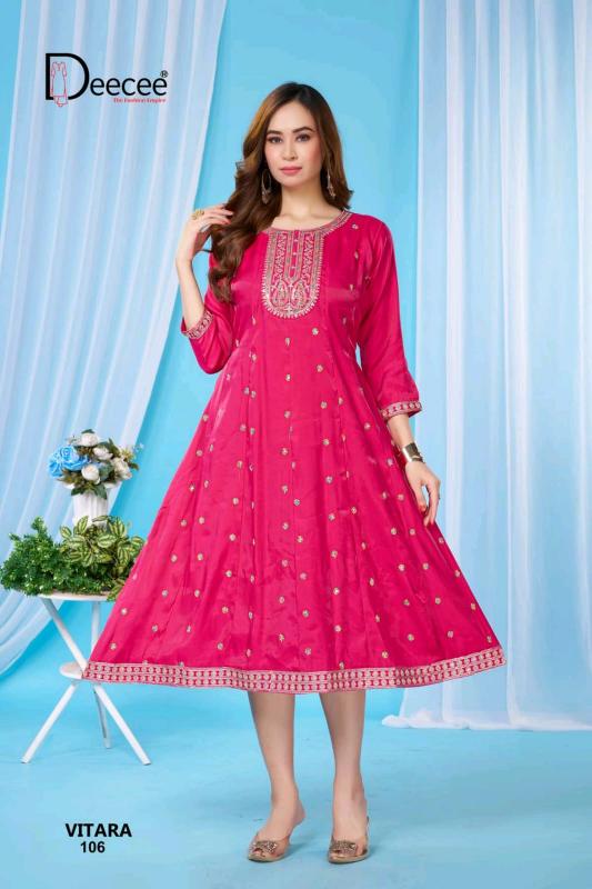 Deecee Vitara catalog wholesale kurti suppliers in kolkata