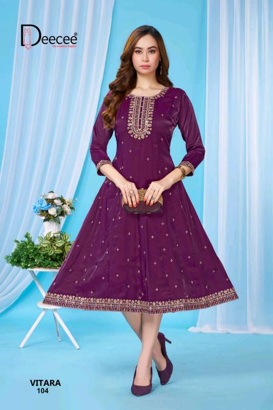 Deecee Vitara catalog wholesale kurti suppliers in kolkata