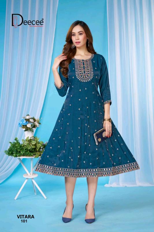 Deecee Vitara catalog wholesale kurti suppliers in kolkata