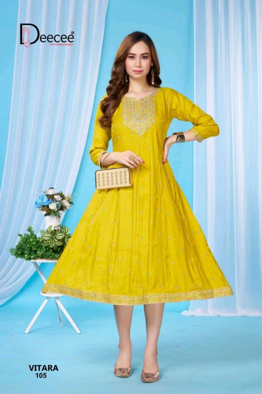 Deecee Vitara catalog wholesale kurti suppliers in kolkata