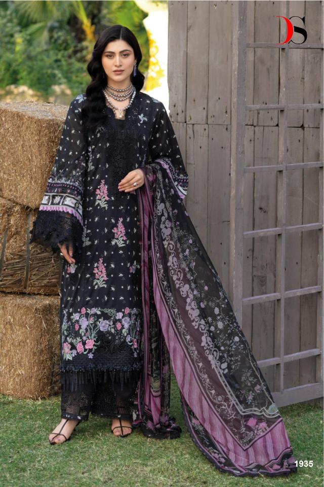 Deepsy Elaf Chikankari catalog Cotton Dupatta pakistani suits wholesalers in kolkata