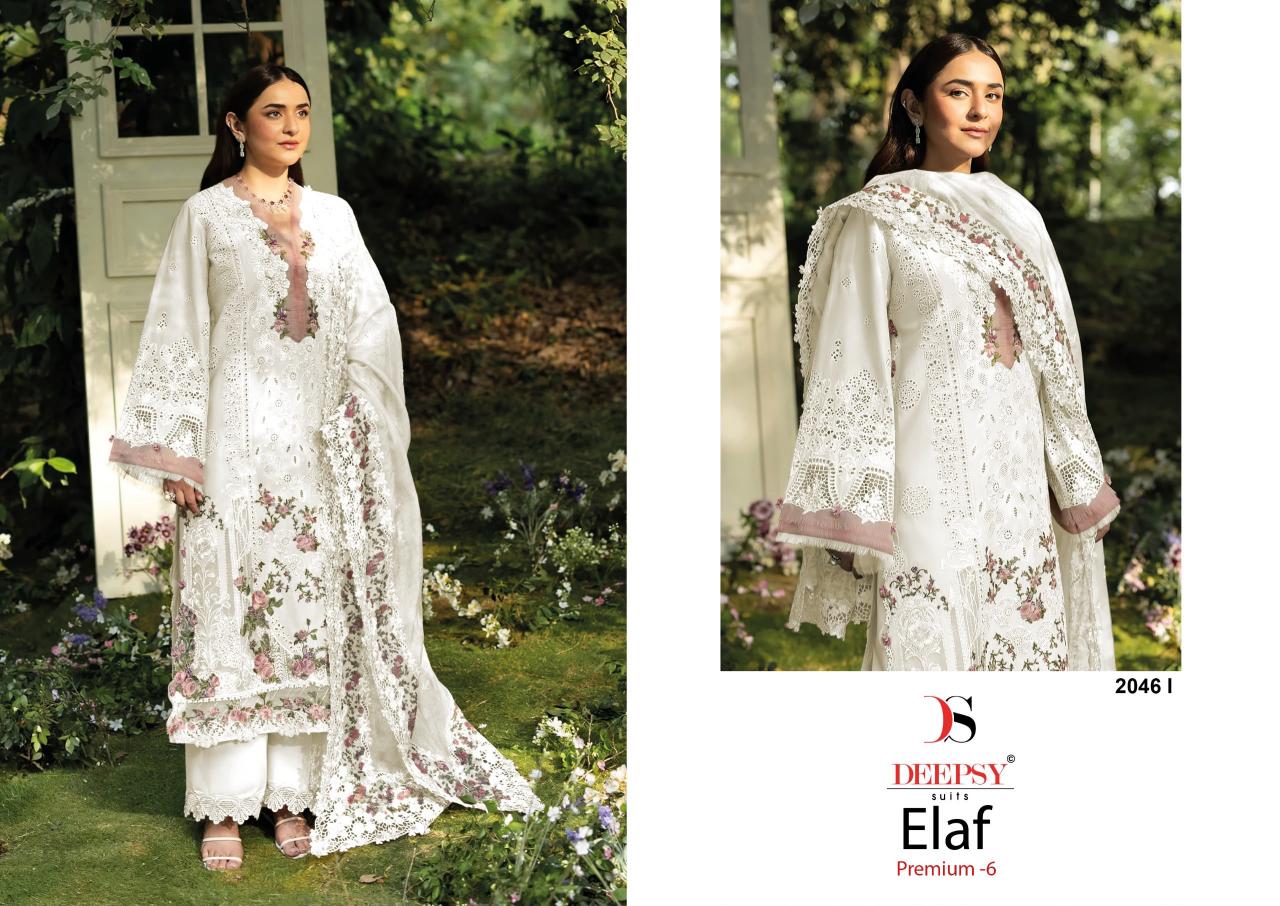 Deepsy Elaf Premium vol 6 D 2046 E To H catalog pakistani suits online wholesale