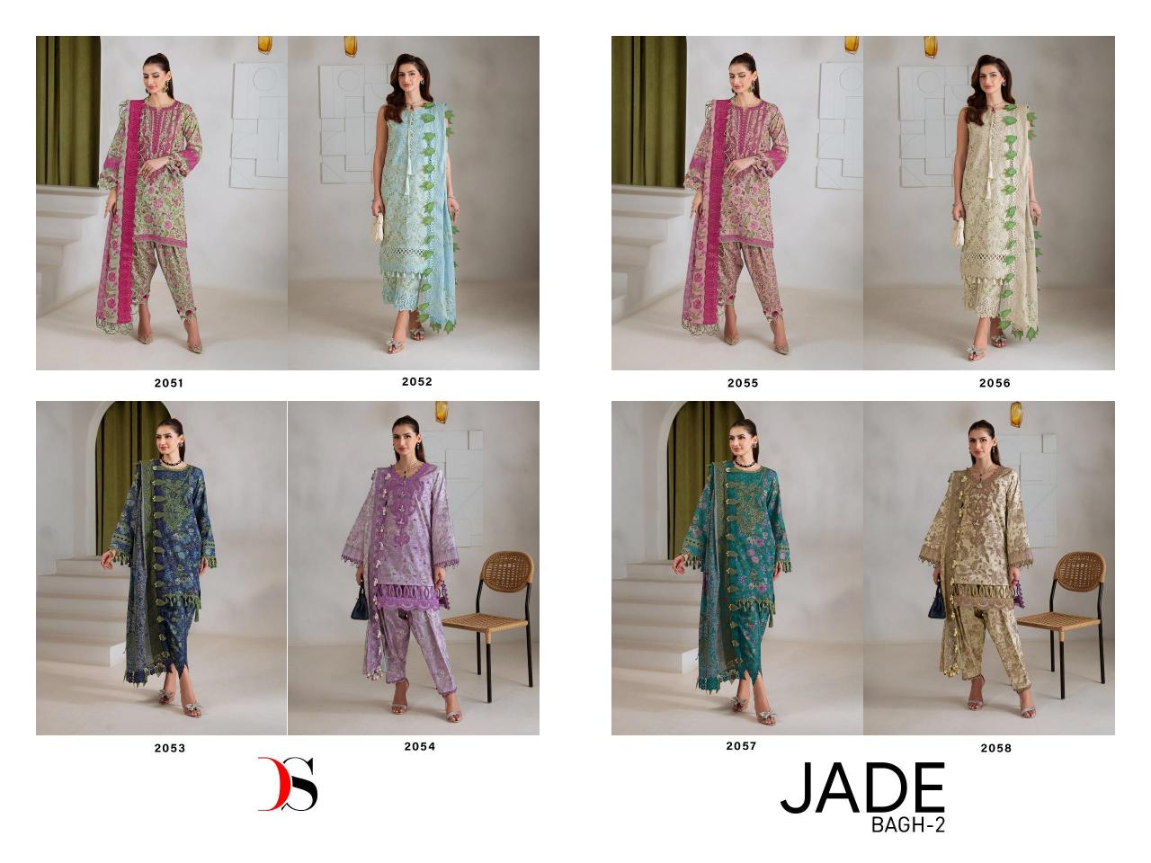 Deepsy Jade Baagh vol 2 Chiffon Dupatta pakistani suits wholesalers in mumbai