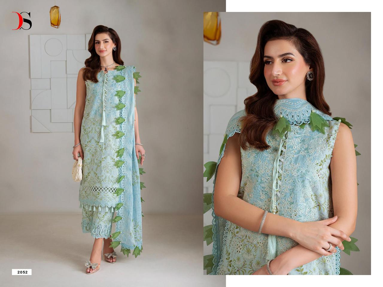Deepsy Jade Baagh vol 2 Cotton Dupatta catalog wholesale pakistani suits