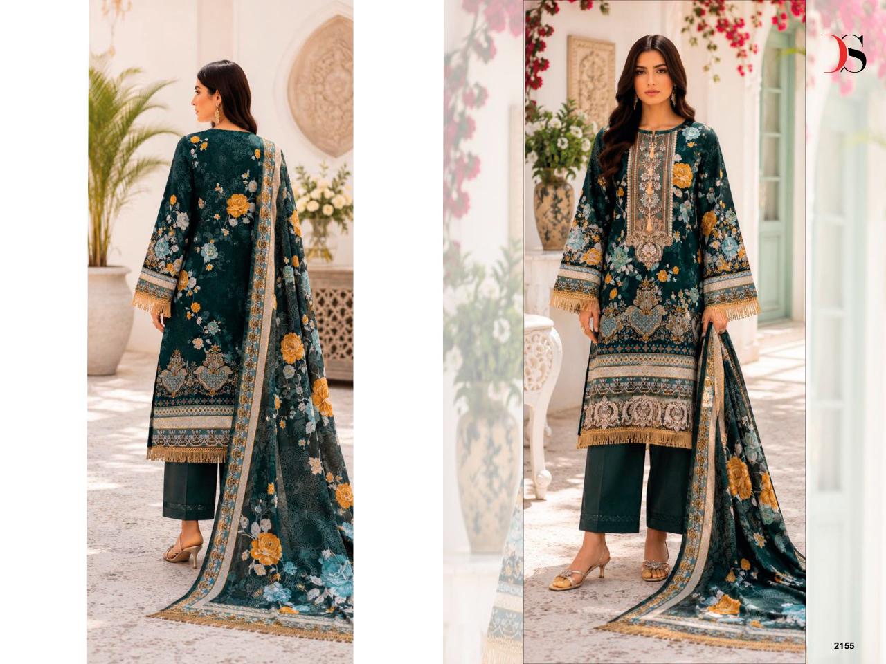 Deepsy Jade Bliss Lawn vol 6 catalog chiffon dupatta pakistani suits in wholesale price