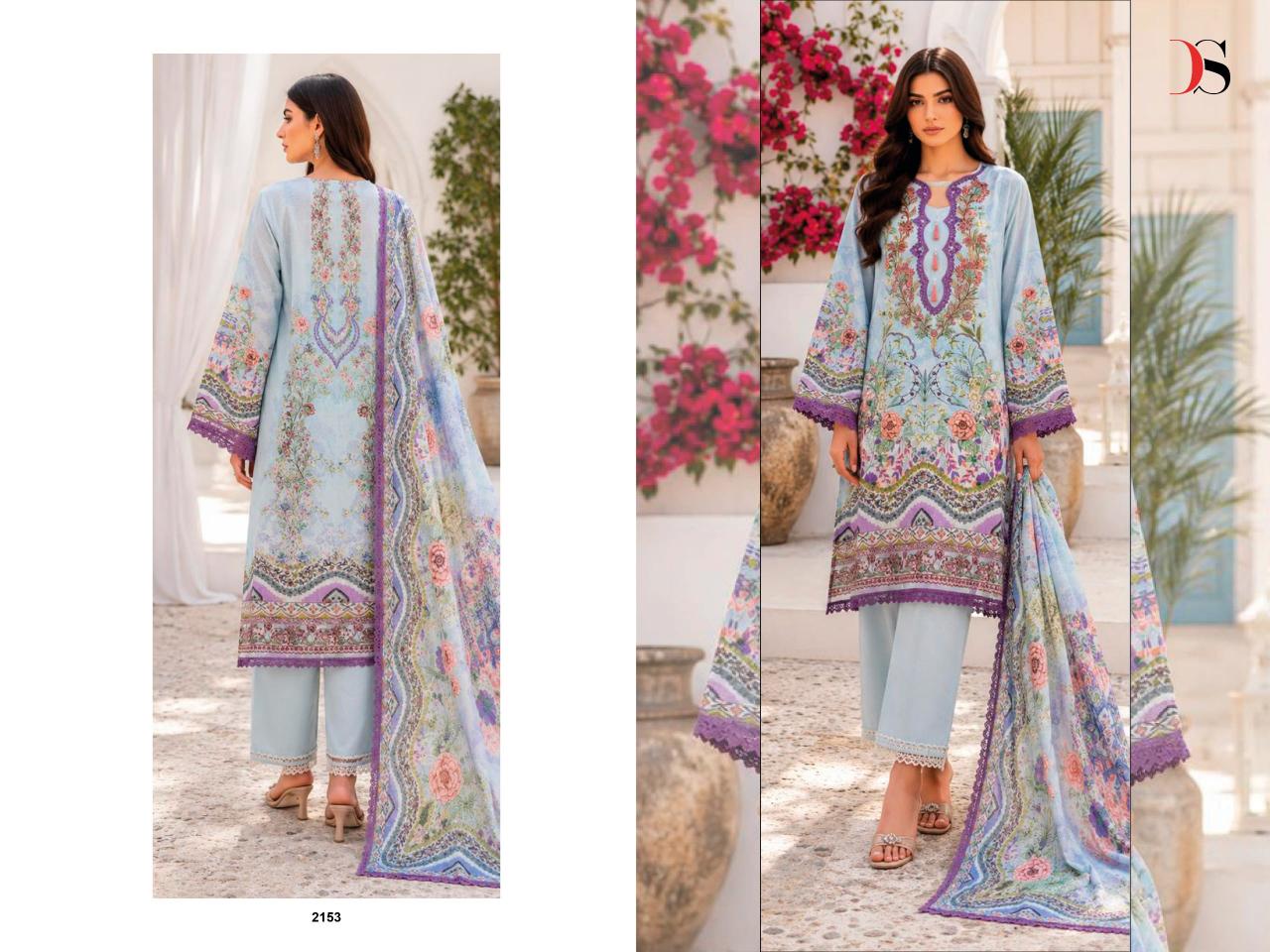 Deepsy Jade Bliss Lawn vol 6 catalog chiffon dupatta pakistani suits in wholesale price