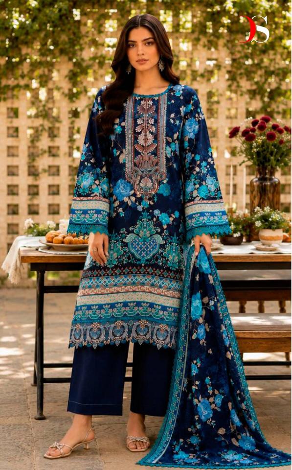 Deepsy Jade Bliss Lawn vol 6 catalog cotton dupatta replica pakistani suits in india wholesale