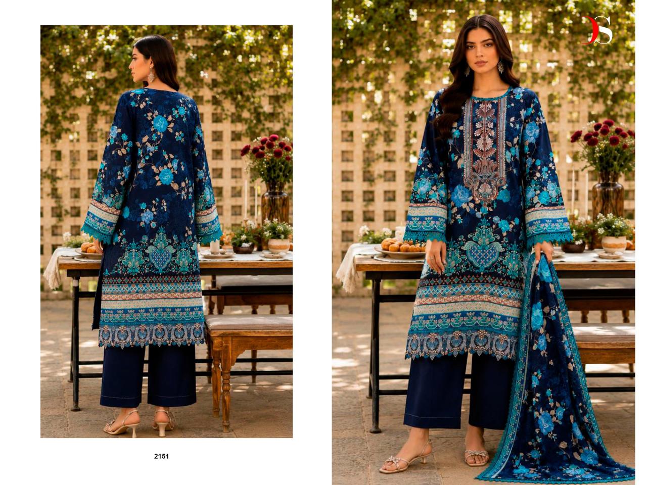 Deepsy Jade Bliss Lawn vol 6 catalog cotton dupatta replica pakistani suits in india wholesale