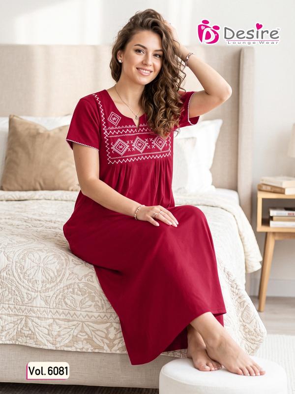 Desire 6081 catalog night dress wholesale market