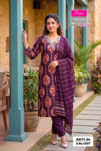 Diya Trends Aditi vol 4 0.1 catalog wholesale kurti shop anokhi in dadar