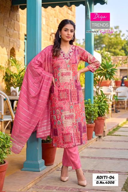 Diya Trends Aditi vol 4 0.1 catalog wholesale kurti shop anokhi in dadar