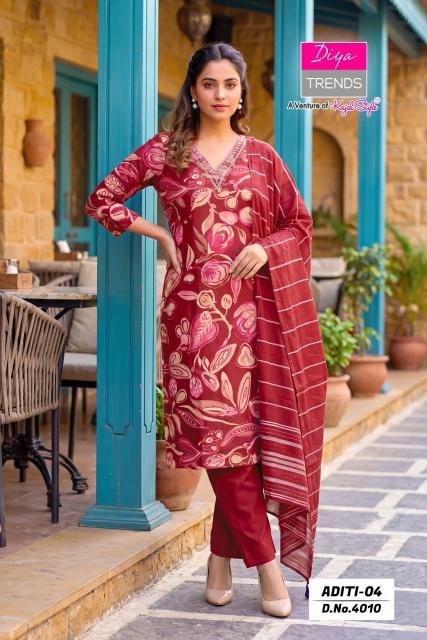 Diya Trends Aditi vol 4 0.2 catalog wholesale kurti shops in hyderabad