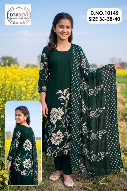 Dt Devi Chitraa vol 10 10145 catalog kids wear wholesales