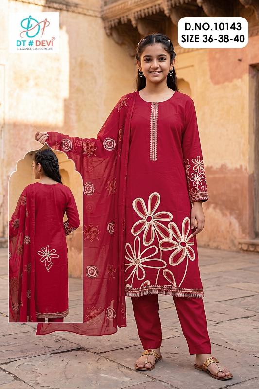 Dt Devi Chitraa vol 8 10143 catalog kids wear wholesale tango brand wholesale