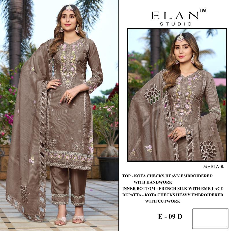 Elan E 09 catalog delhi wholesale seller pakistani suits