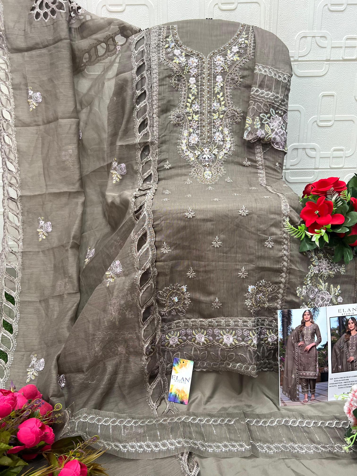 Elan E 09 catalog delhi wholesale seller pakistani suits