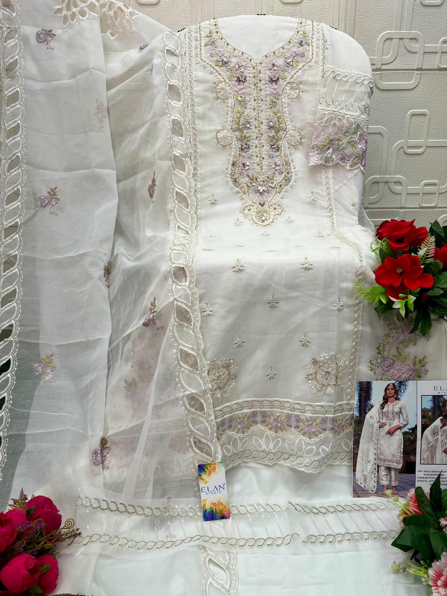 Elan E 09 catalog delhi wholesale seller pakistani suits