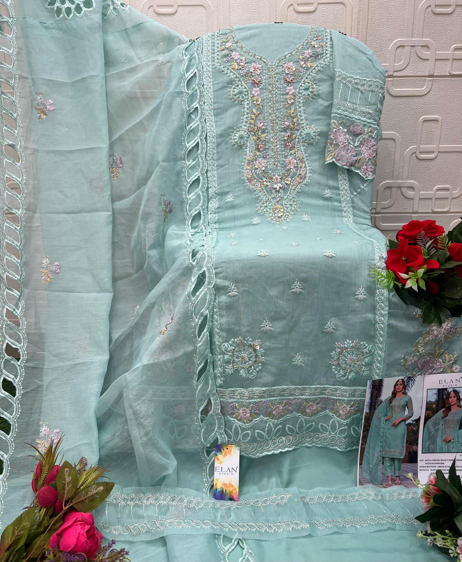 Elan E 09 catalog delhi wholesale seller pakistani suits