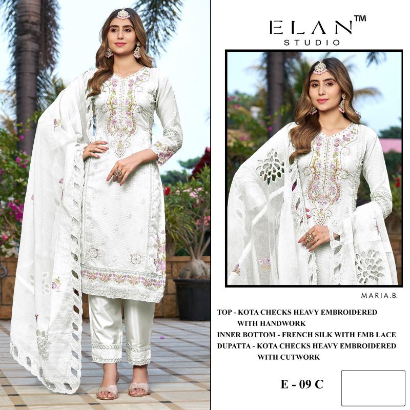 Elan E 09 catalog delhi wholesale seller pakistani suits