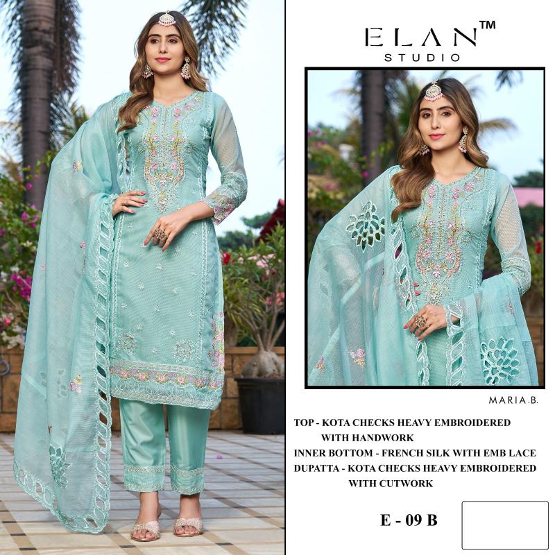 Elan E 09 catalog delhi wholesale seller pakistani suits
