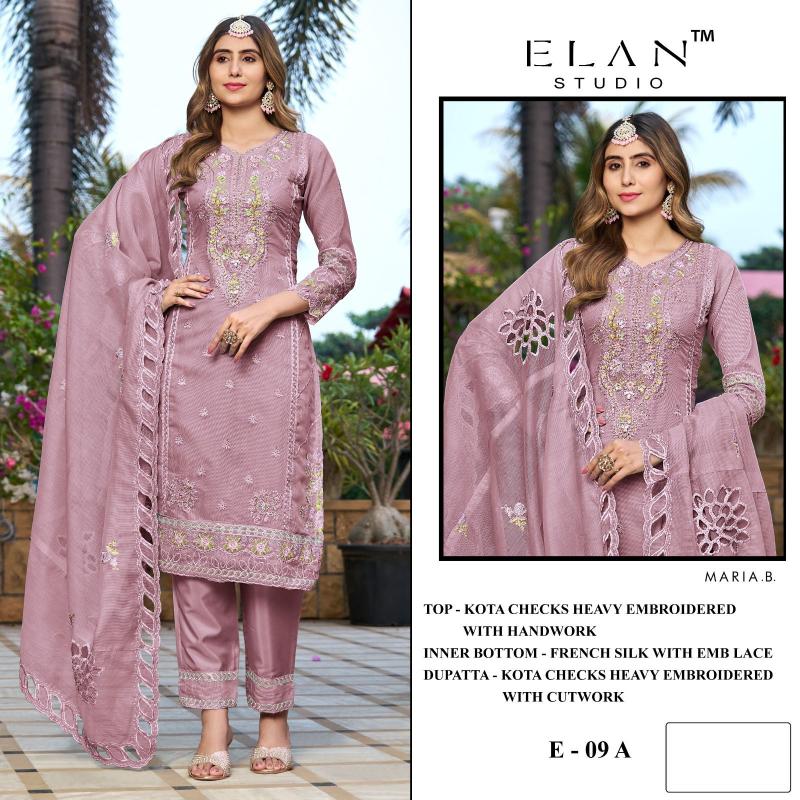 Elan E 09 catalog delhi wholesale seller pakistani suits