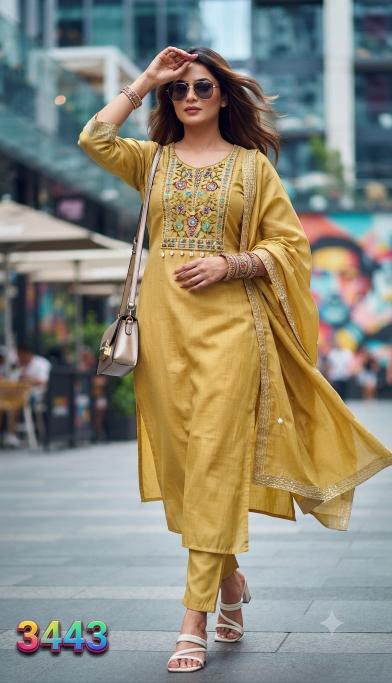 Felocity 3443 catalog best kurti wholesaler in kolkata