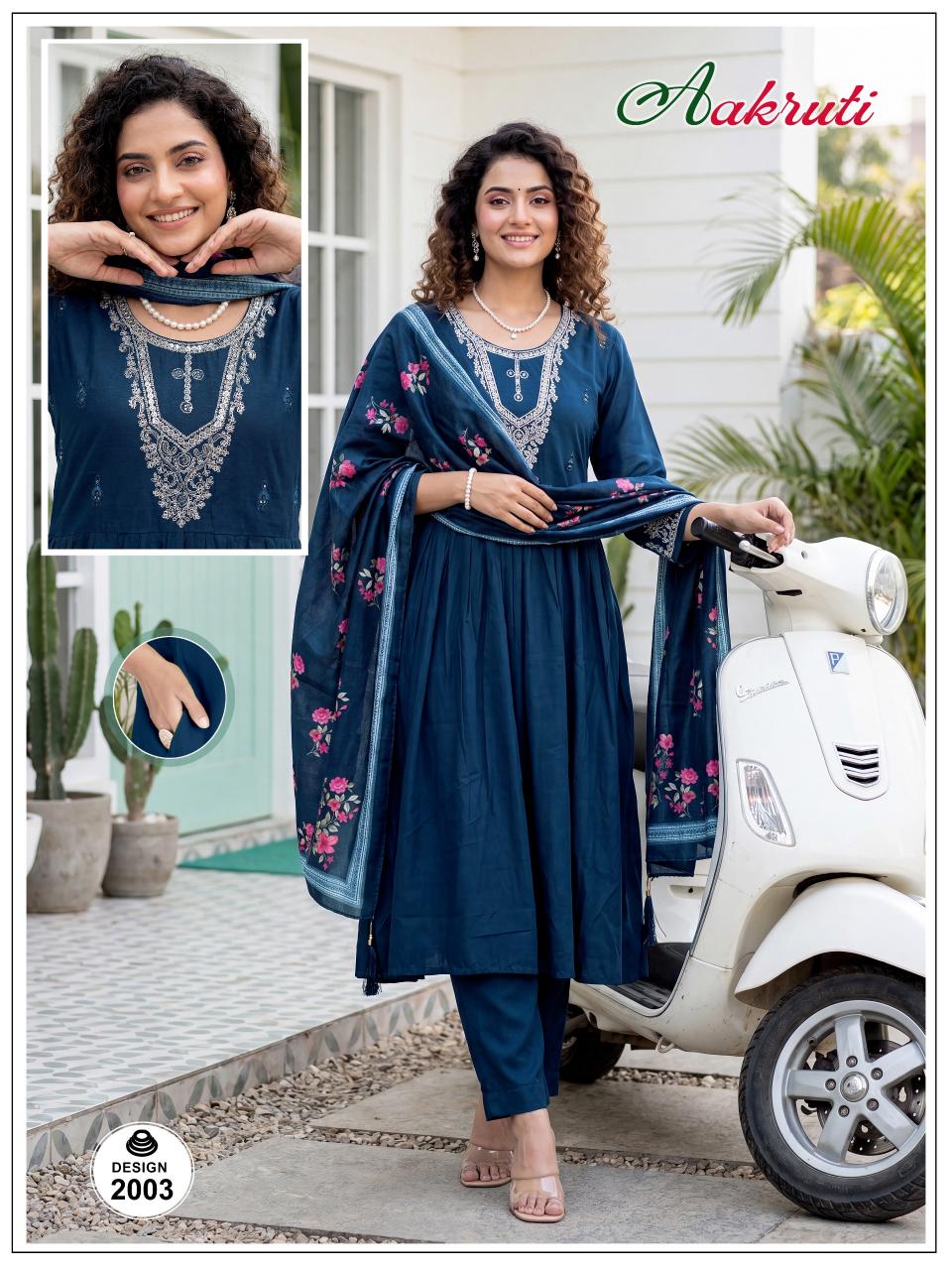 Felocity Aakruti catalog fashid wholesale kurtis