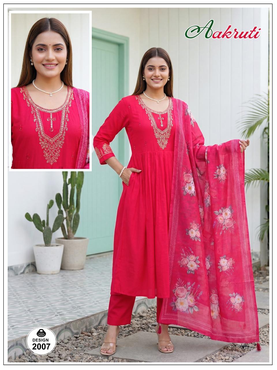 Felocity Aakruti catalog fashid wholesale kurtis