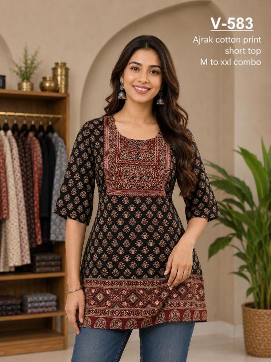 Felocity Ajrakh vol 10 catalog wholesale kurti suppliers in bangalore