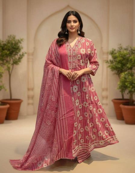 Felocity cotton vol 288 catalog cotton anarkali kurti wholesale