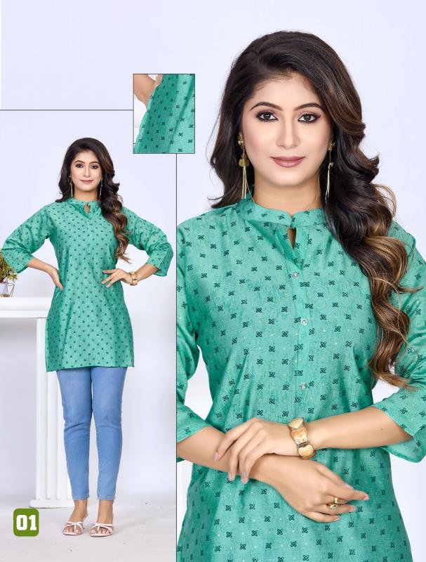 Felocity Cutee Girl catalog ladies kurti tops and jeans wholesaler in mumbai 